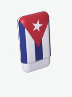 Elie Bleu Cuban Flag Triple Cigar Case