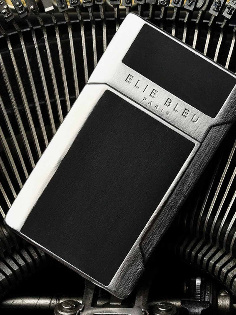 Elie Bleu Plano Two-Tone Pocket Lighter
