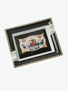Elie Bleu Flor de Alba Porcelain Ashtray Black