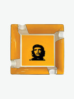 Elie Bleu Che Large Porcelain Ashtray Yellow