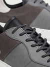 Filling Pieces Low Plain Court Black Grey | The Project Garments - D