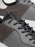 Filling Pieces Low Plain Court Black Grey | The Project Garments - D