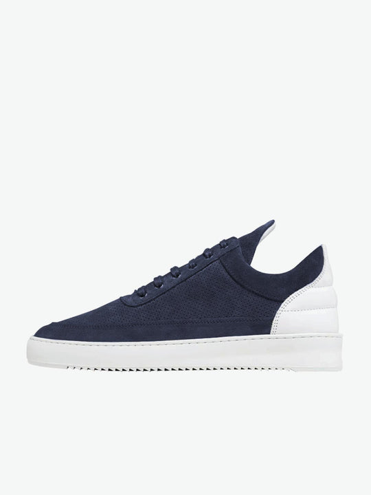 Filling Pieces Low Top Ripple Perforated Navy | The Project Garments - A