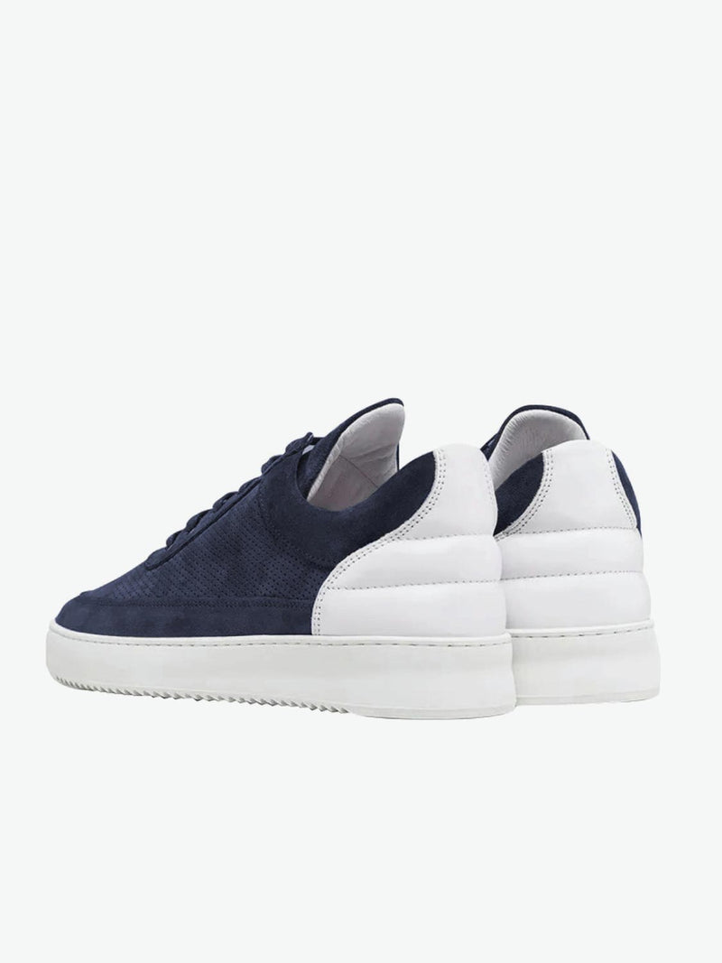 Filling Pieces Low Top Ripple Perforated Navy | The Project Garments - C