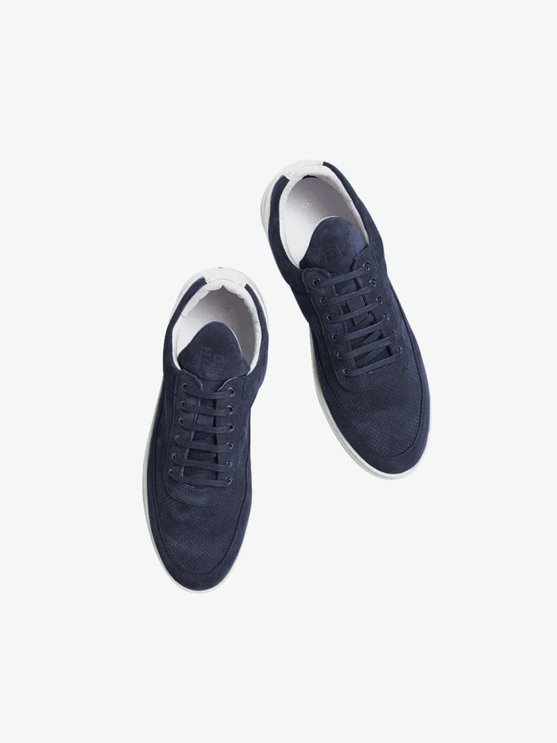 Filling Pieces Low Top Ripple Perforated Navy