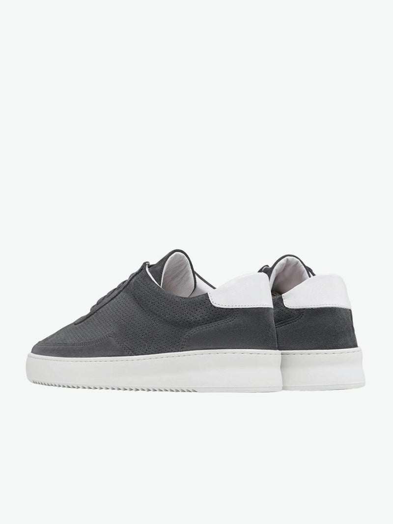 Filling Pieces Low Mondo Ripple Perforated Dark Grey | The Project Garments - C