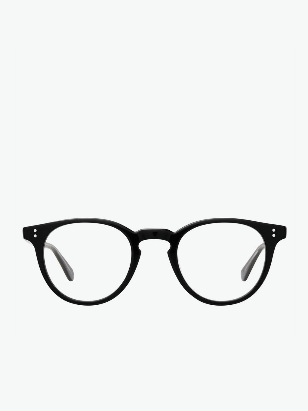 Garrett Leight Round Black Optical Glasses | A