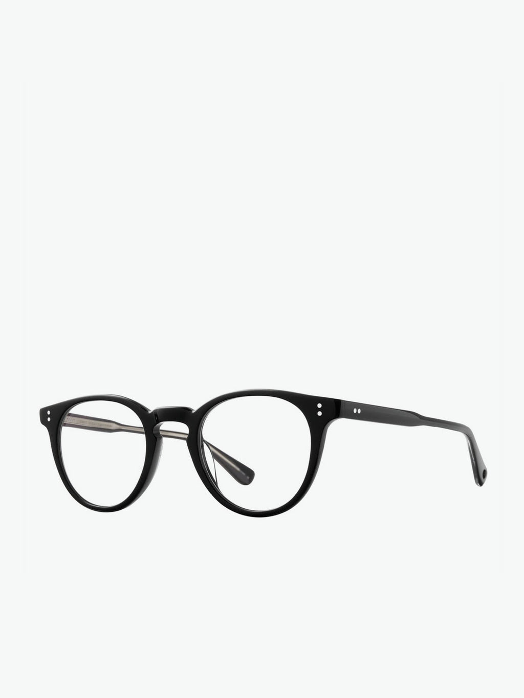 Garrett Leight Round Black Optical Glasses | B