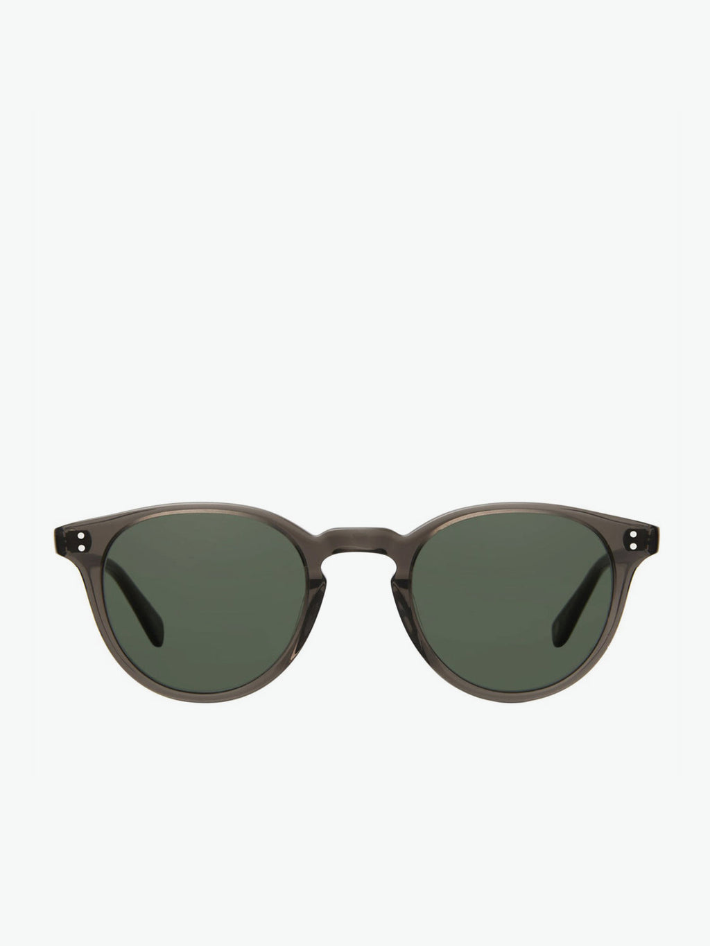 Garrett Leight Round Charcoal Sunglasses | A
