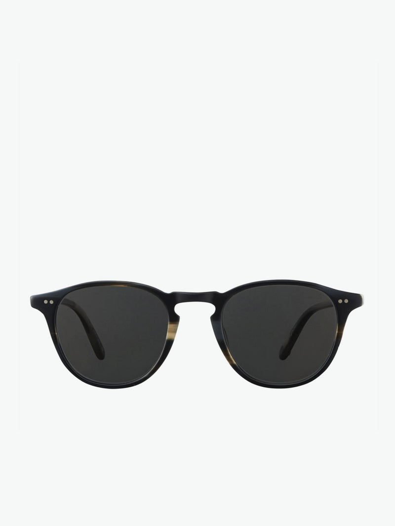 Garrett Leight Square Black Tortoise Sunglasses | A