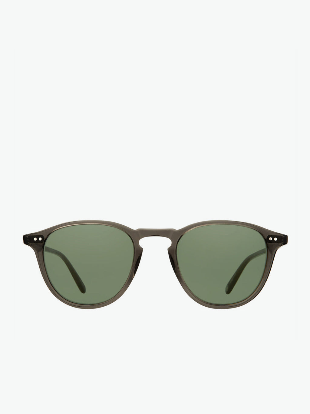 Garrett Leight Square Charcoal Sunglasses | A