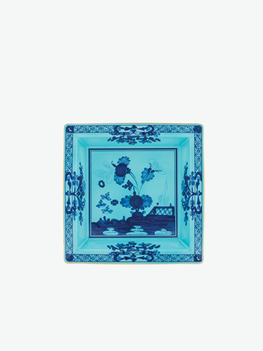 Ginori 1735 Large Squared Vide Poche Oriente Italiano Iris