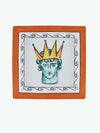 Ginori 1735 Large Squared Change Tray Rock Orange