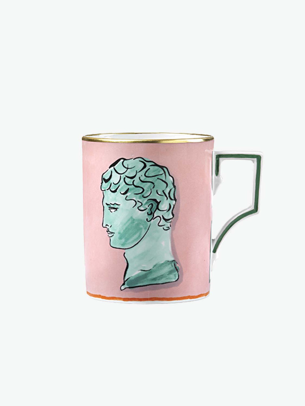 Ginori 1735 Mug Il Viaggio Di Nettuno Pink