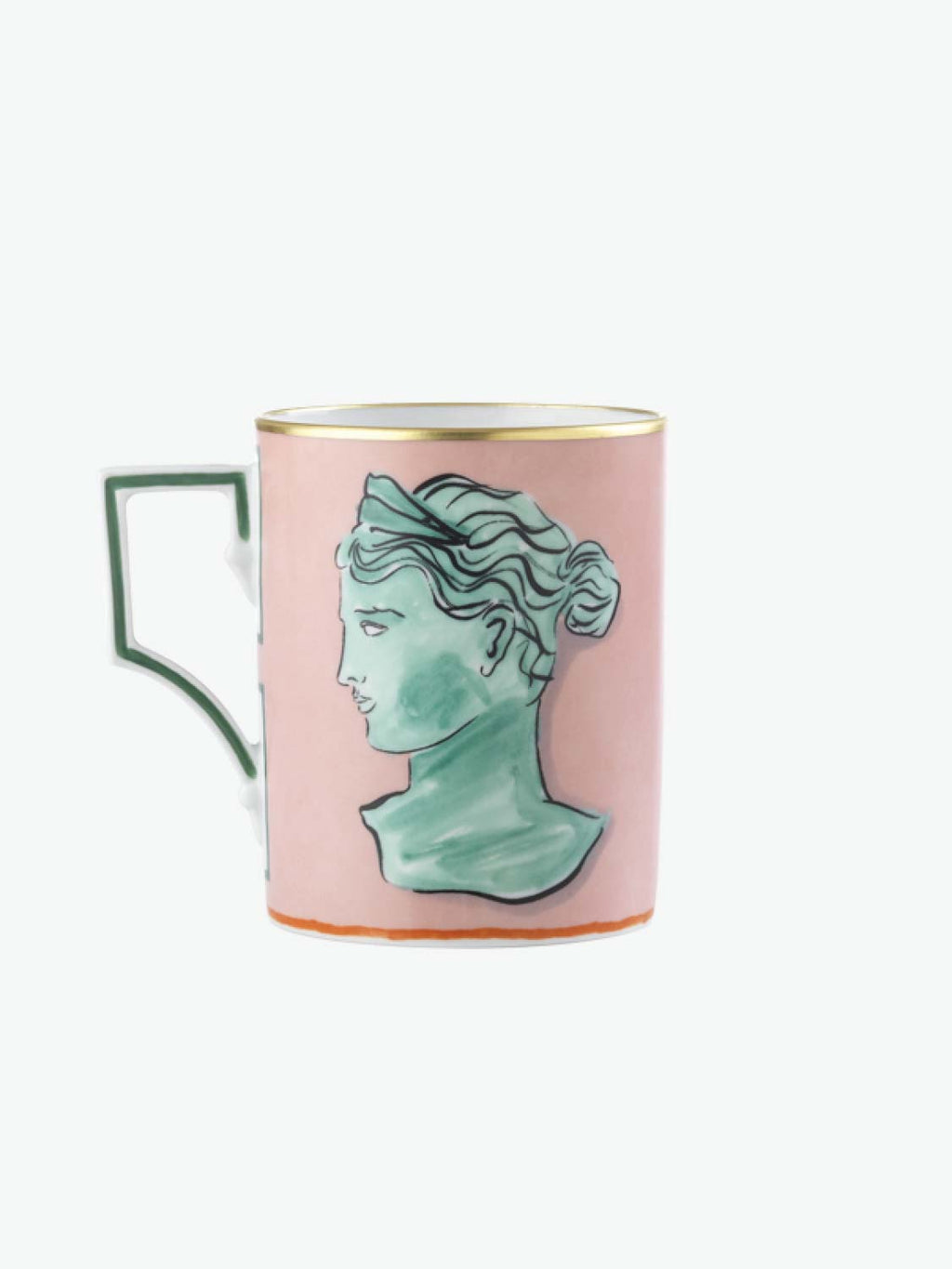 Ginori 1735 Mug Il Viaggio Di Nettuno Pink