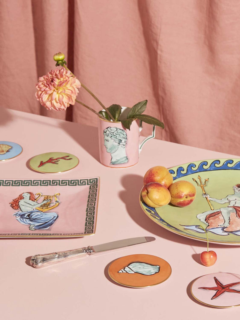 Ginori 1735 Mug Il Viaggio Di Nettuno Pink