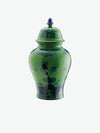 Ginori 1735 Small Potiche Vase Oriente Italiano Malachite
