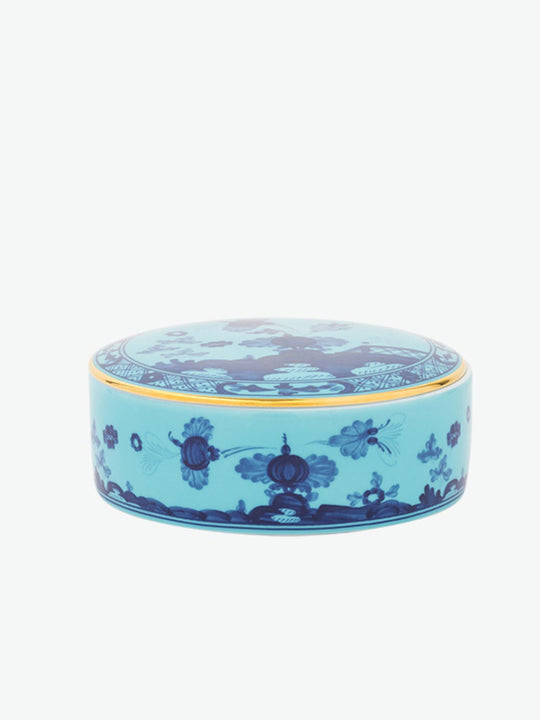 Ginori 1735 Round Box Oriente Italiano Iris