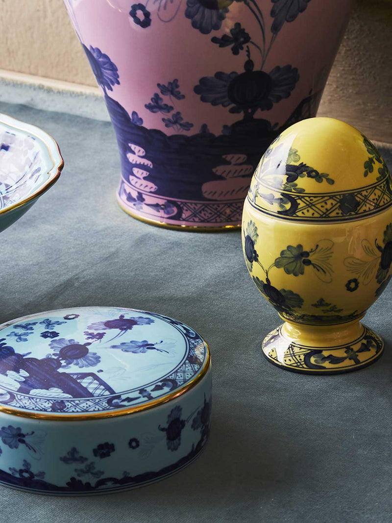 Ginori 1735 Round Box Oriente Italiano Iris