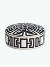 Ginori 1735 Round Box Labirinto Nero