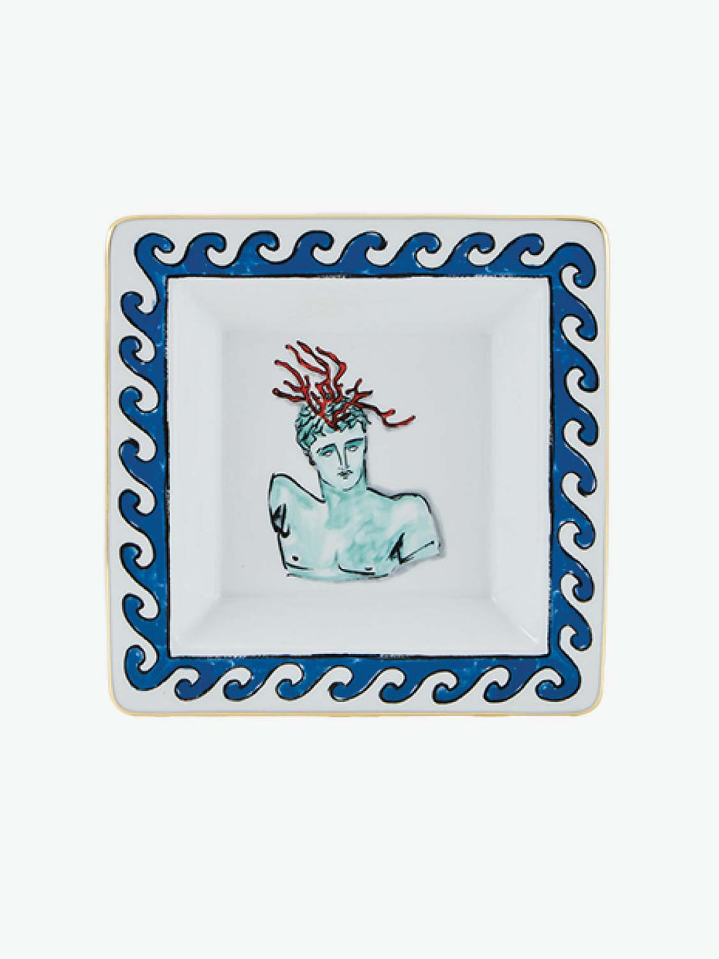 Ginori 1735 Il Viaggio Di Nettuno Squared Vide Poche White