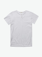 The Project Garments Grandad Organic Cotton T-shirt White