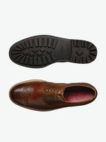 Grenson Archie Goodyear Tan Oxford Brogue Leather Shoes | The Project Garments - C