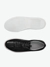 Grenson Black Calf Leather Tennis Sneaker - C