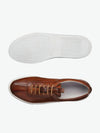 Grenson Tan Hand Painted Leather Oxford Sneaker | The Project Garments - C