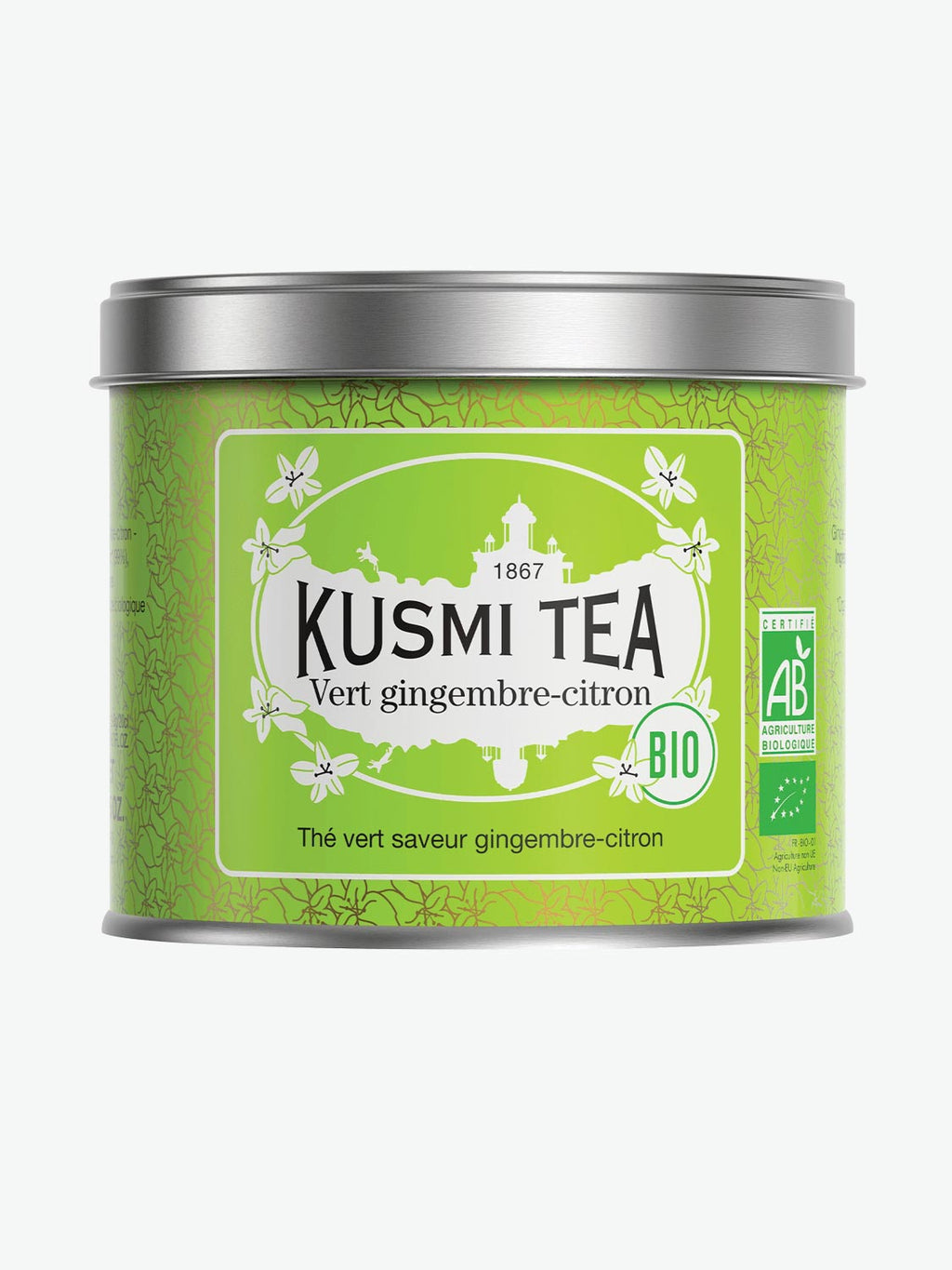 Kusmi Tea Green Ginger Lemon Organic Tea BIO