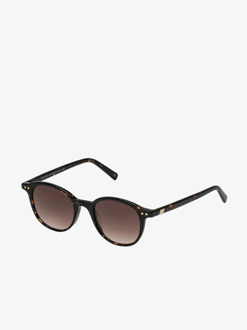 Le Specs Round Tortoise Sunglasses | B