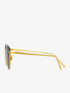 Linda Farrow Gold Square Sunglasses | C