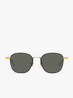 Linda Farrow 953 Gold Square Sunglasses | A