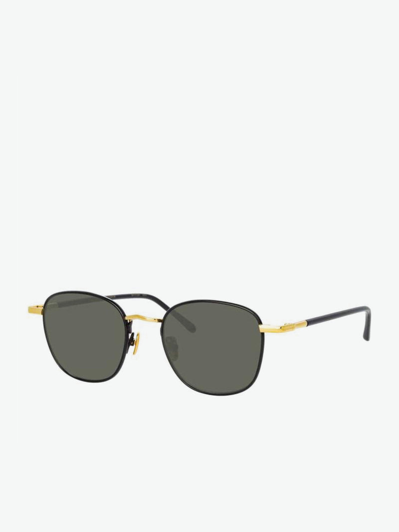 Linda Farrow 953 Gold Square Sunglasses | B