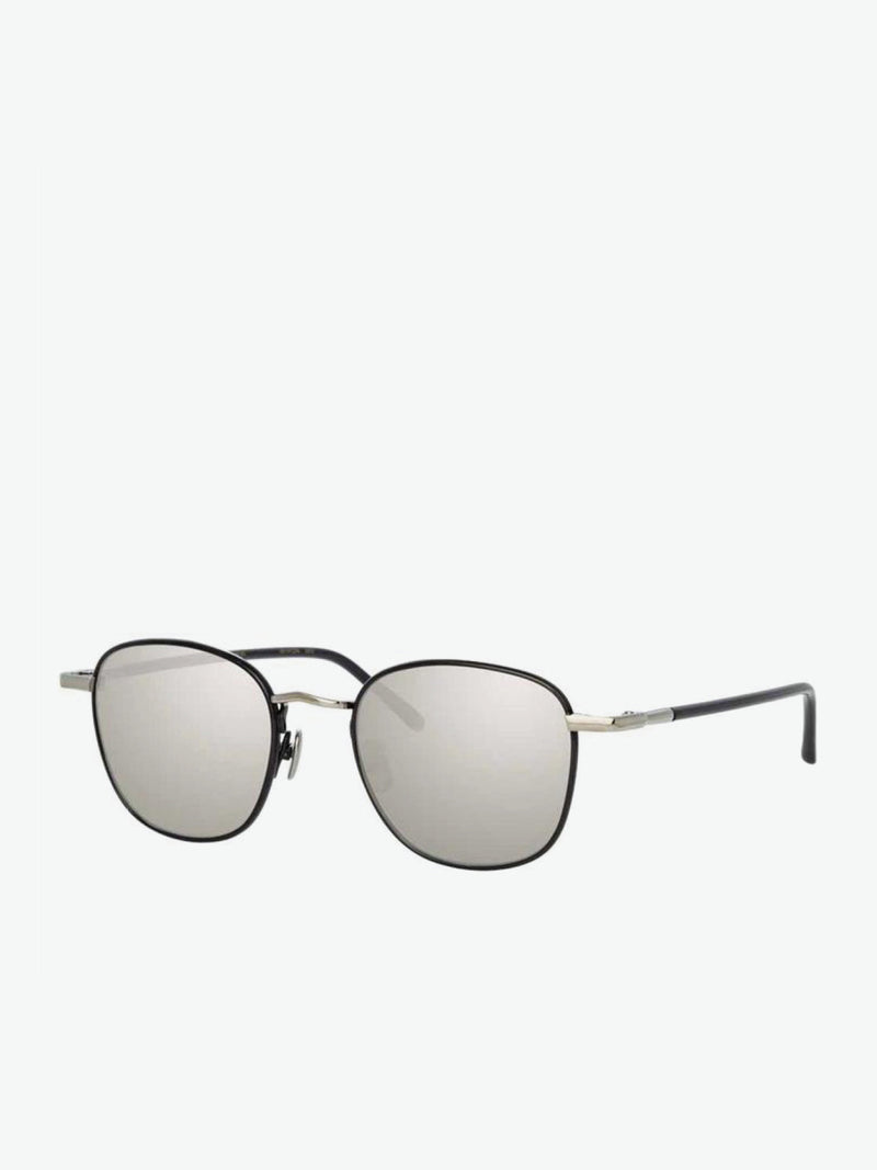 Linda Farrow White Gold and Titanium Square Sunglasses | B