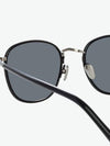 Linda Farrow White Gold and Titanium Square Sunglasses | D