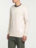 Logomania Crew Neck Sweatshirt Cream | C