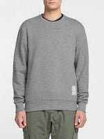 Logomania Crew Neck Sweatshirt Melange Grey | B