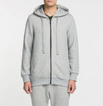 Logomania Hooded Sweater Melange Grey Model A