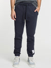 Logomania Regular Fit Cotton Sweatpants Navy Blue | B