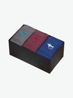 London Sock Co Gift Pack The Grosvenor Fine Stripe Collection | The Project Garments - A
