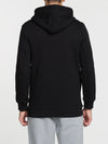 Loopback Cotton-Jersey Zip-Up Hoodie Black | D