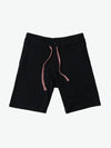 The Project Garments Loopback Cotton Jersey Relaxed Shorts Black
