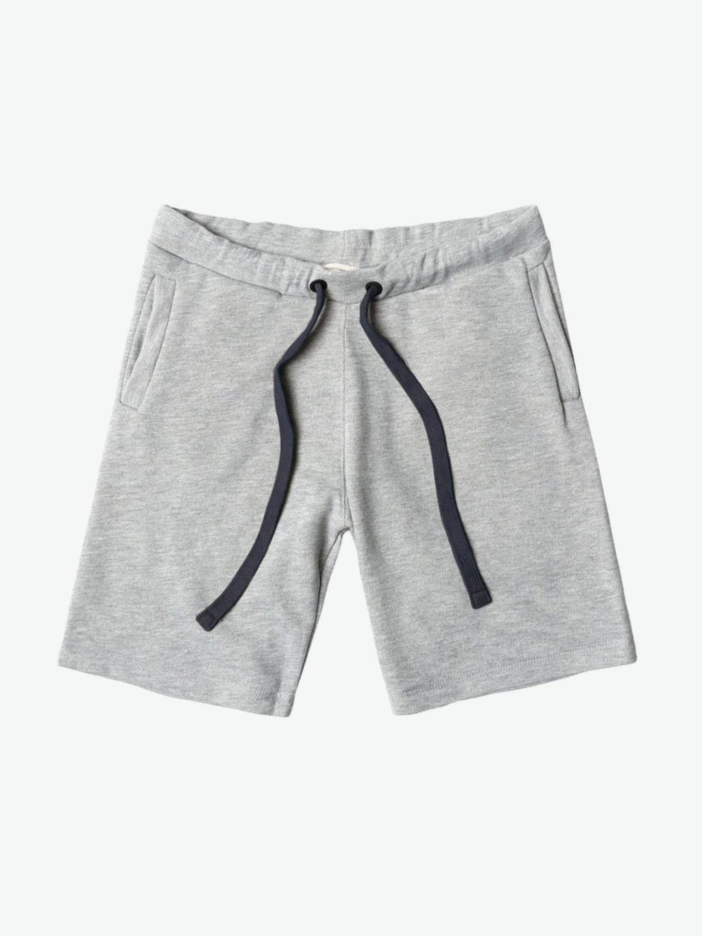 Loopback Cotton Jersey Relaxed Shorts Grey | A
