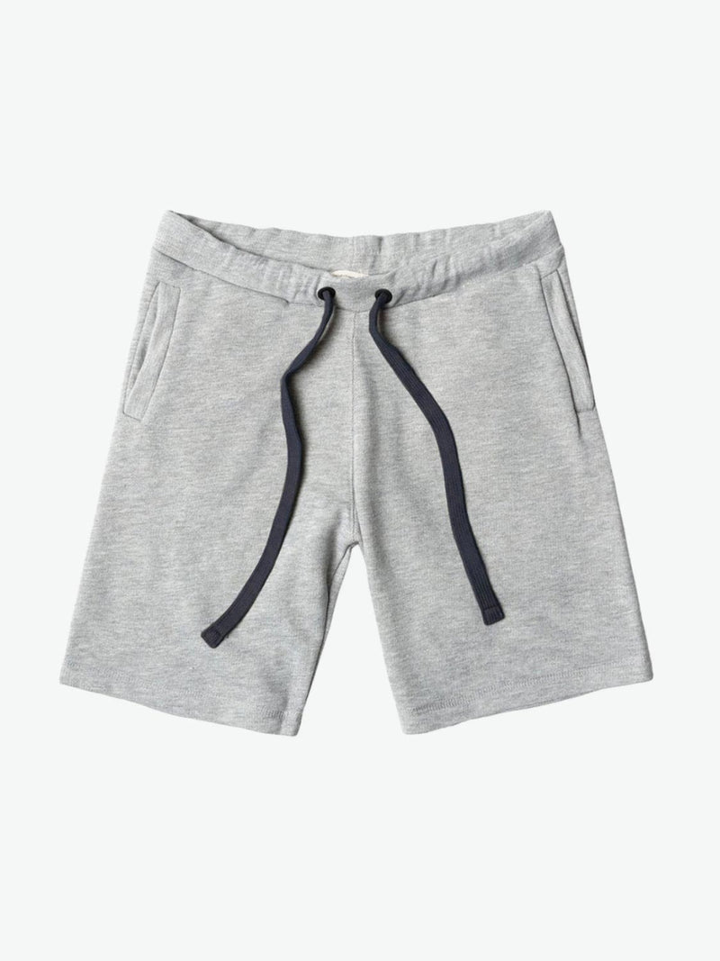 Loopback Cotton Jersey Relaxed Shorts Grey | A
