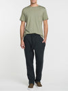 Loose Fit Cotton Sweatpants Meteorite Grey | E