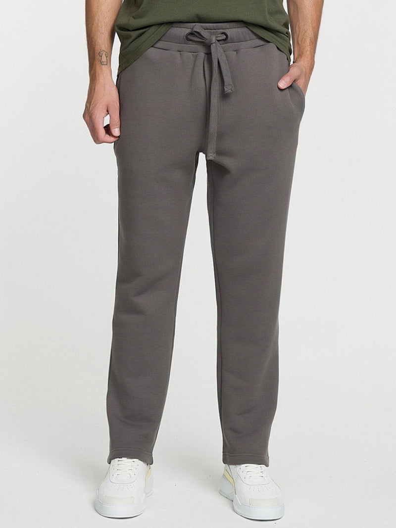 Loose Fit Cotton Sweatpants Moonrock Grey | B