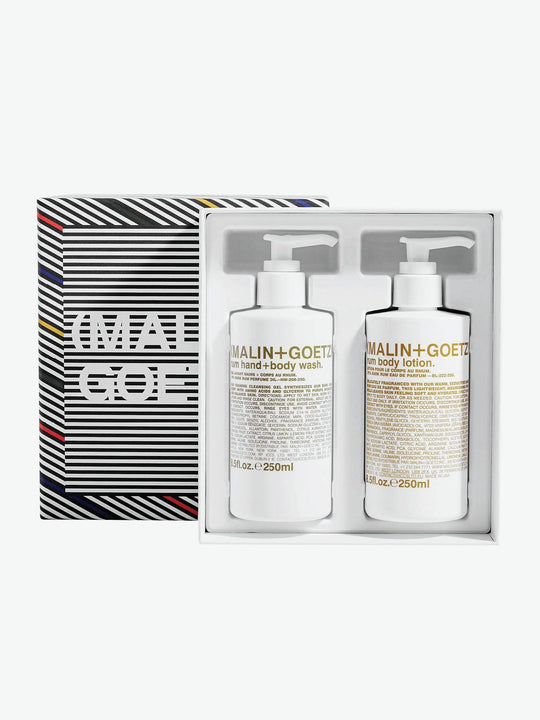 Malin + Goetz Make It A Double Rum Hand + Body Duo | A