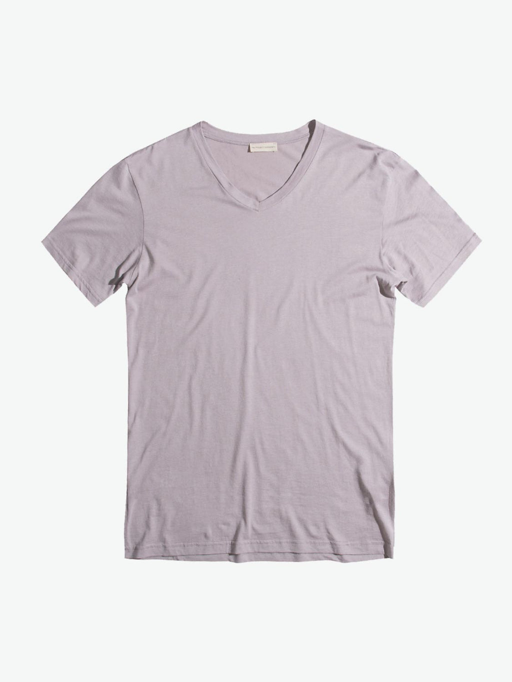 Modal Blend V-neck T-shirt Lavender | A