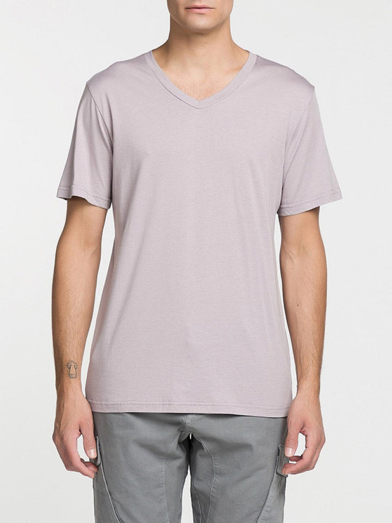 Modal Blend V-neck T-shirt Lavender | B